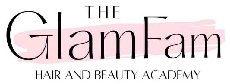 THE GLAMFAM HAIR AND BEAUTY Academy Header Logo